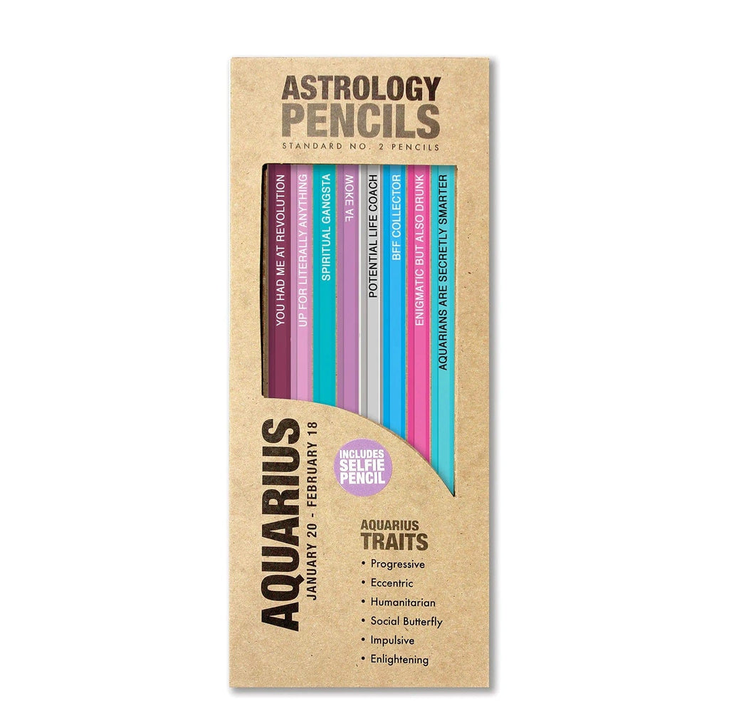 Aquarius Astrology Pencil Set
