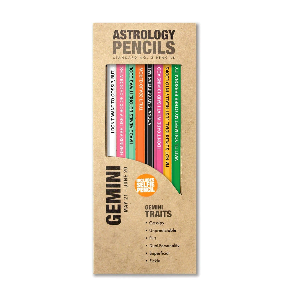 Gemini Astrology Pencil Set