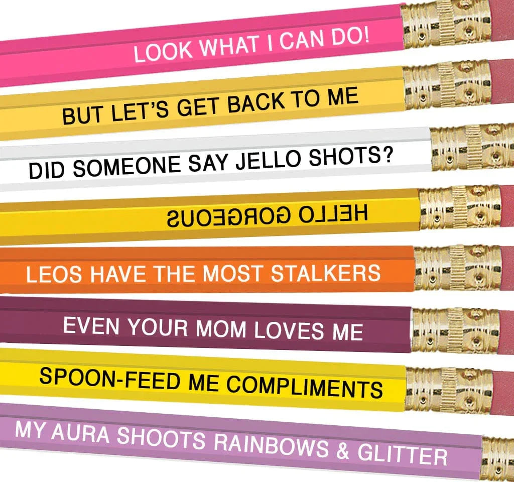 Leo Astrology Pencil Set