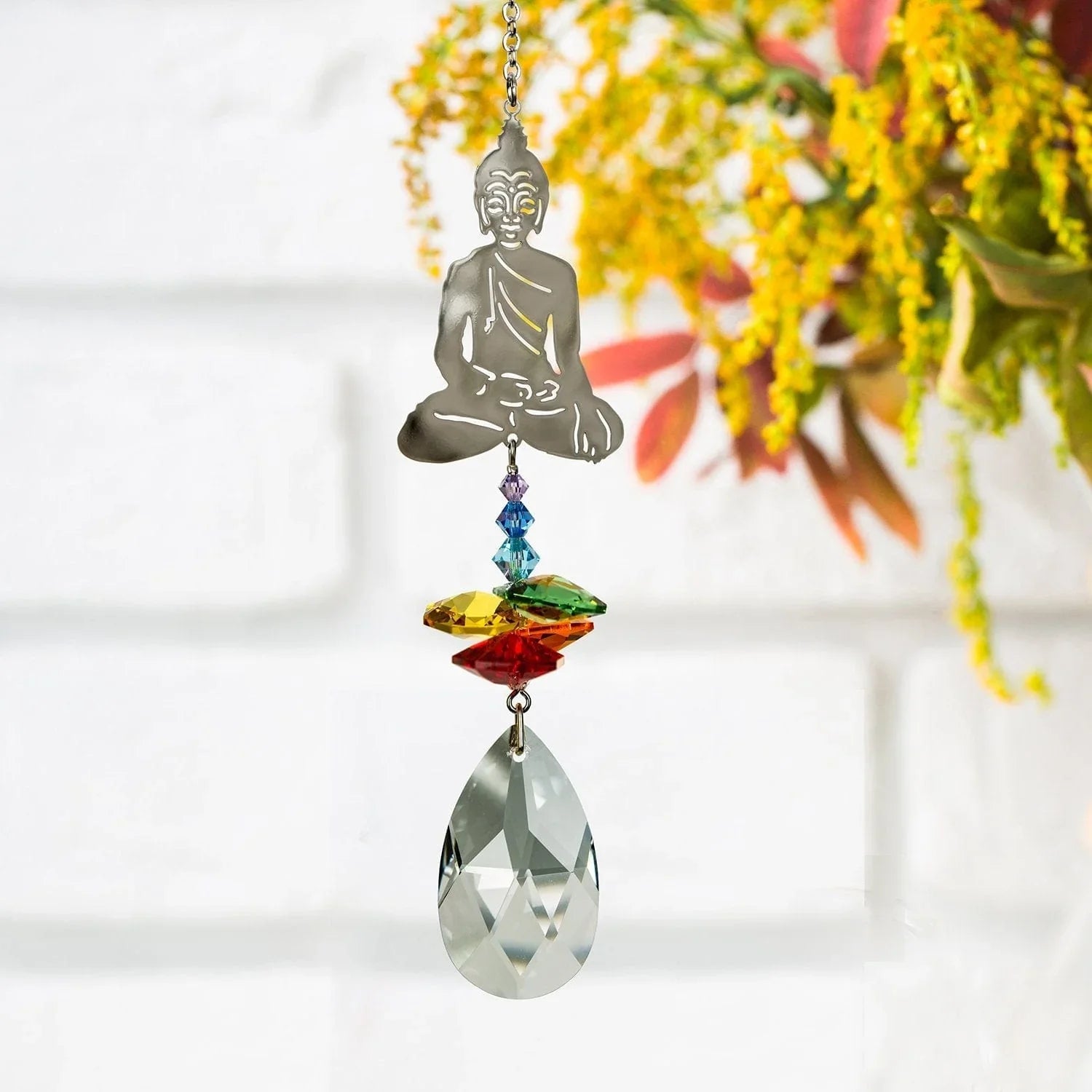 Crystal Fantasy Buddha Suncatcher