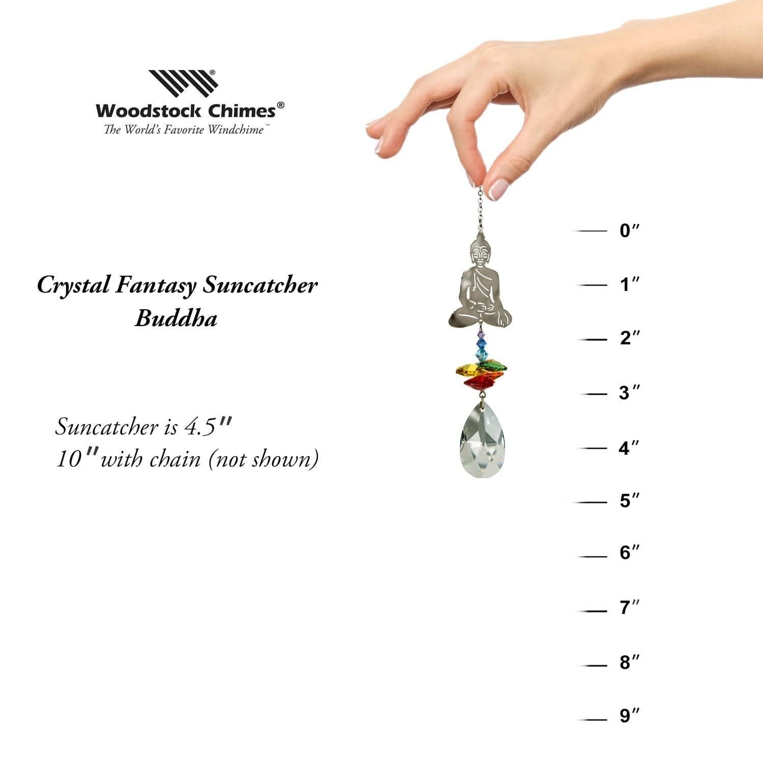 Crystal Fantasy Buddha Suncatcher