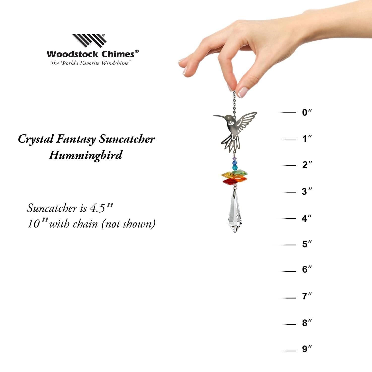 Crystal Fantasy Hummingbird Suncatcher