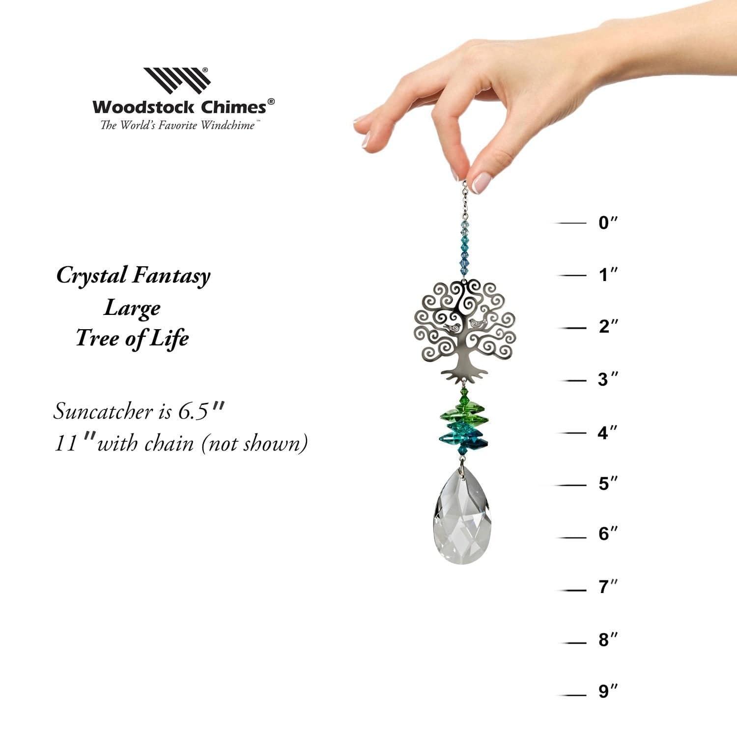 Crystal Fantasy Tree of Life Large Suncatcher