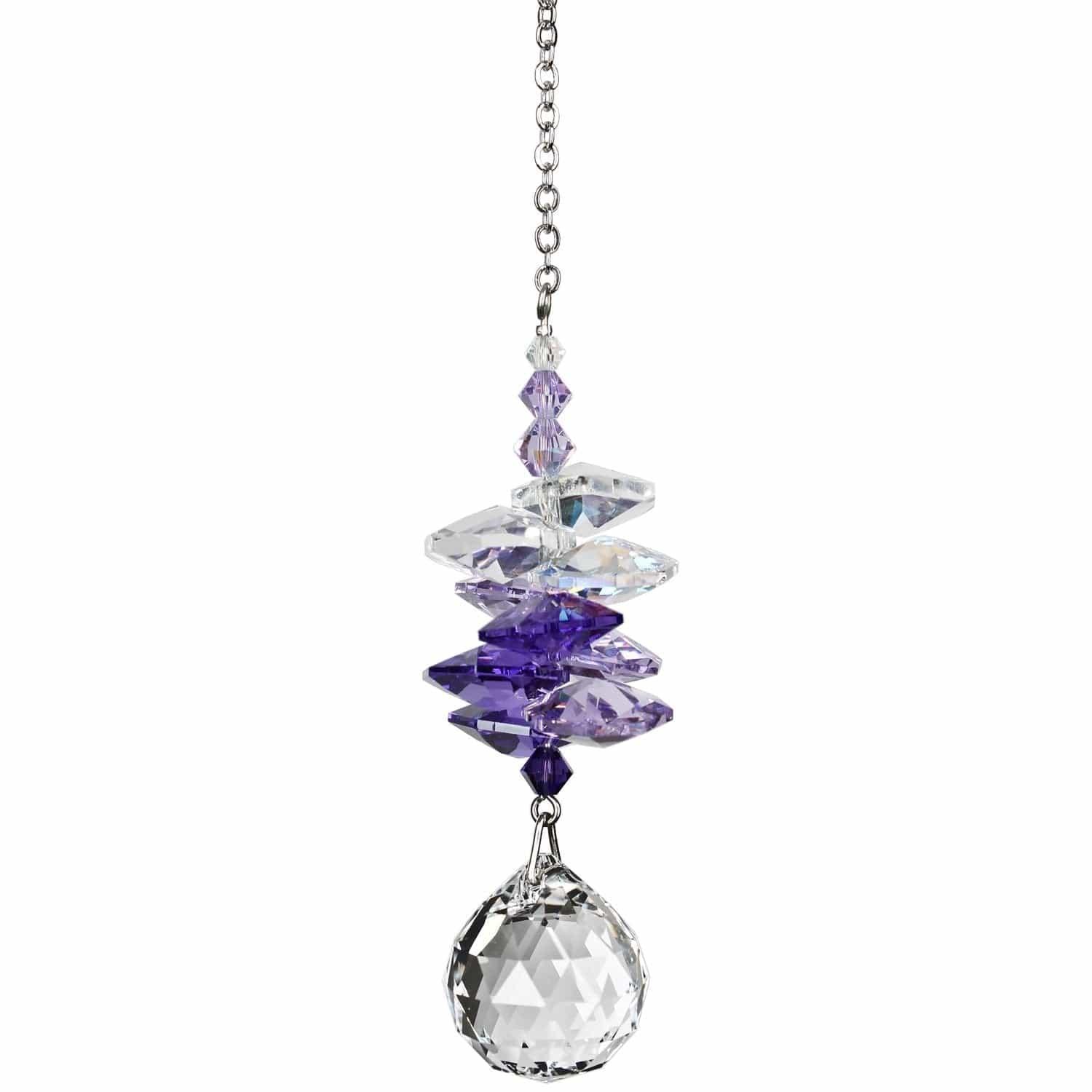 Crystal Purple Cascade Suncatcher