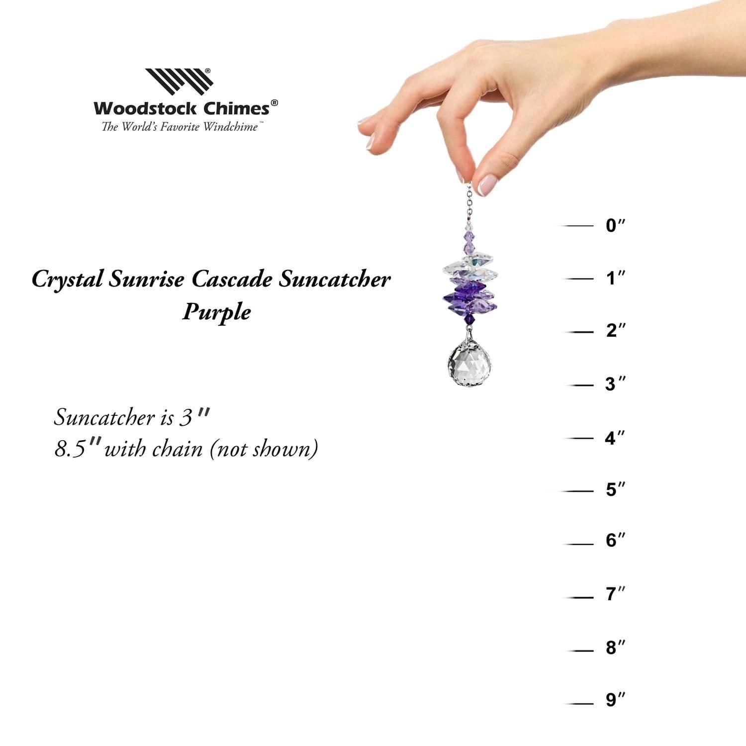 Crystal Purple Cascade Suncatcher