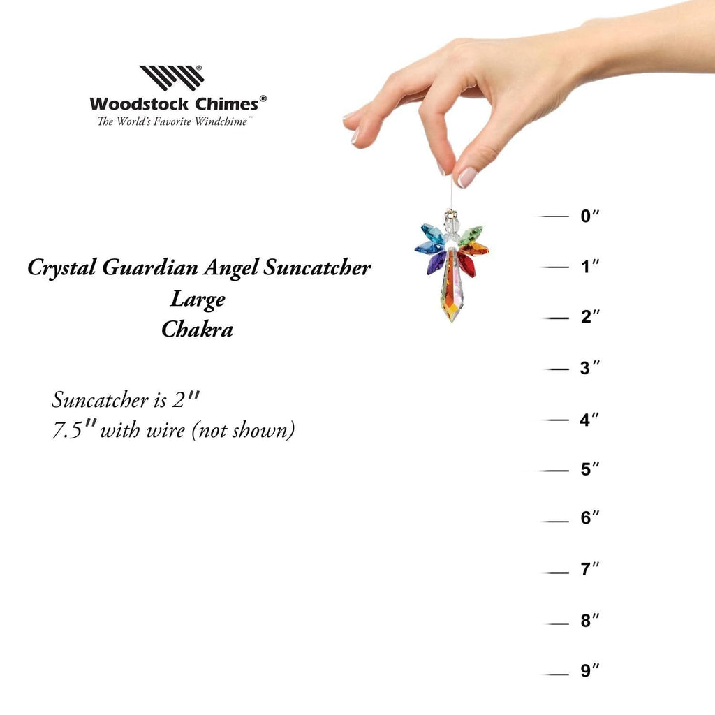 Chakra Crystal Guardian Angel Suncatcher