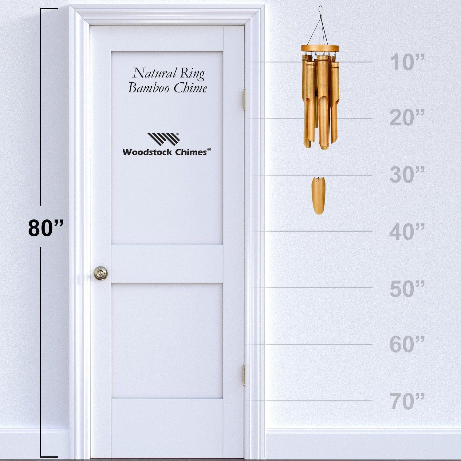 Natural Ring Bamboo Large Chime