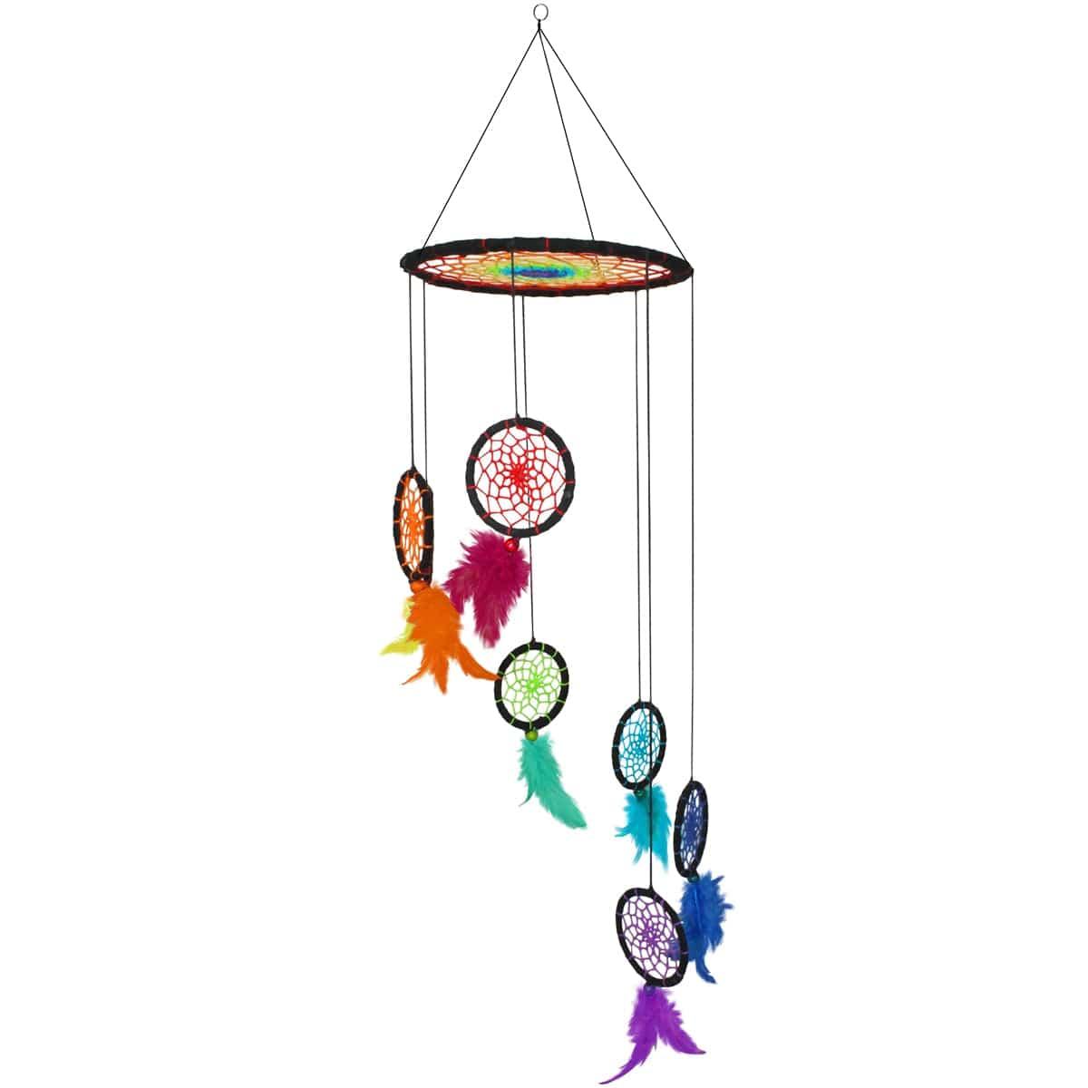 Rainbow Spiral Dream Catcher