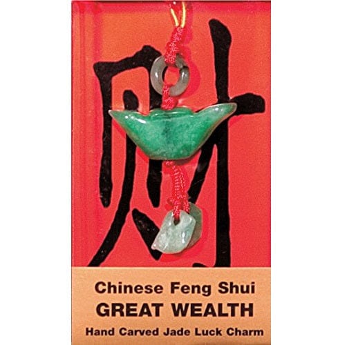 Great Wealth Feng Shui Jade Charm