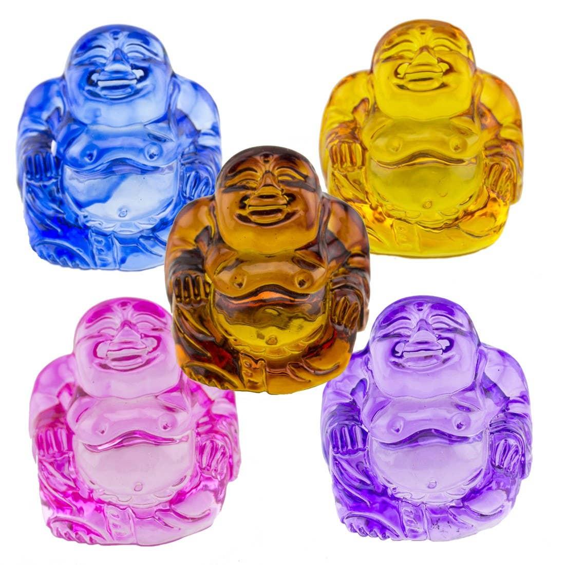 Colorful Pocket “Crystal” Buddhas