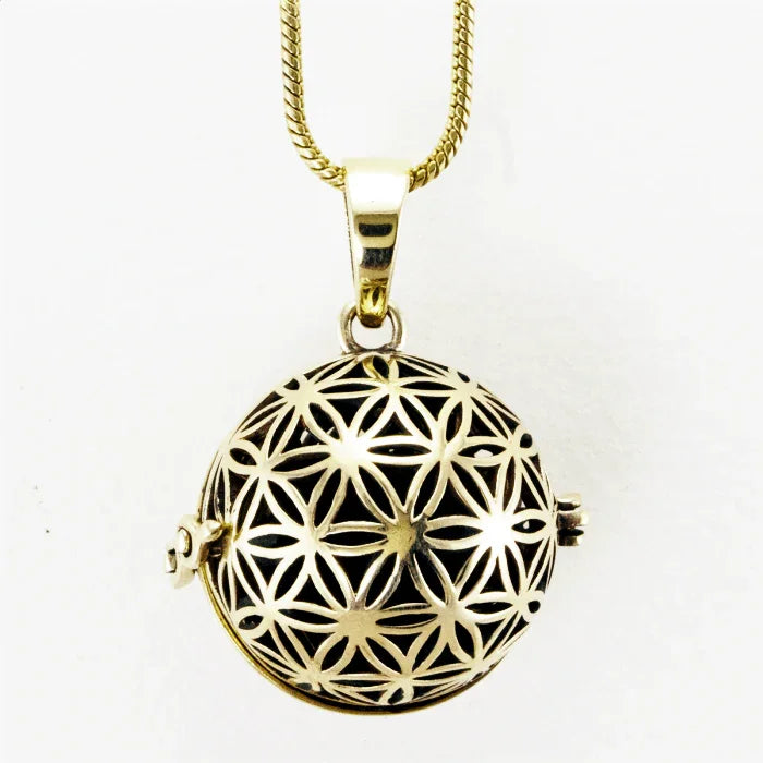 Flower of Life Diffuser Necklace