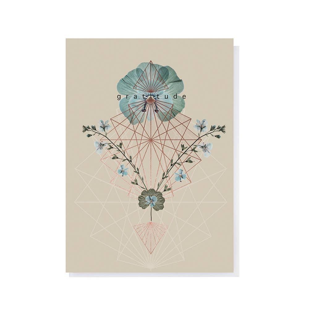 Gratitude Geo Greeting Card