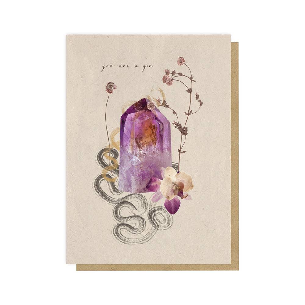 Gem Greeting Card