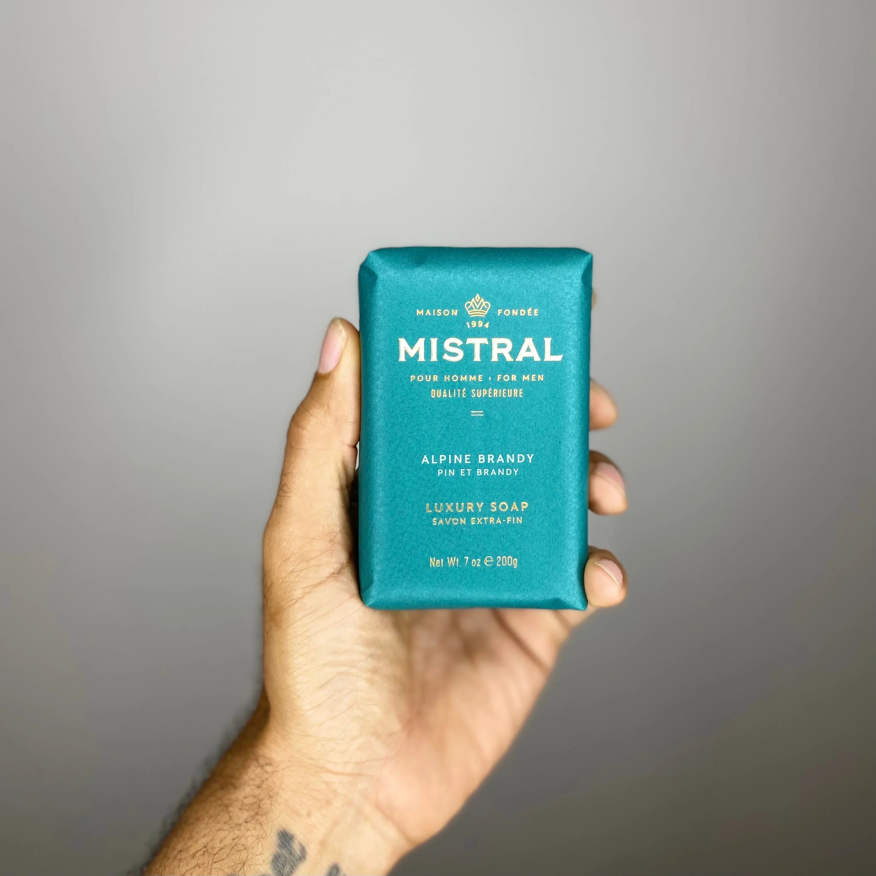 Alpine Brandy Mistral Pour Homme Bar Soap