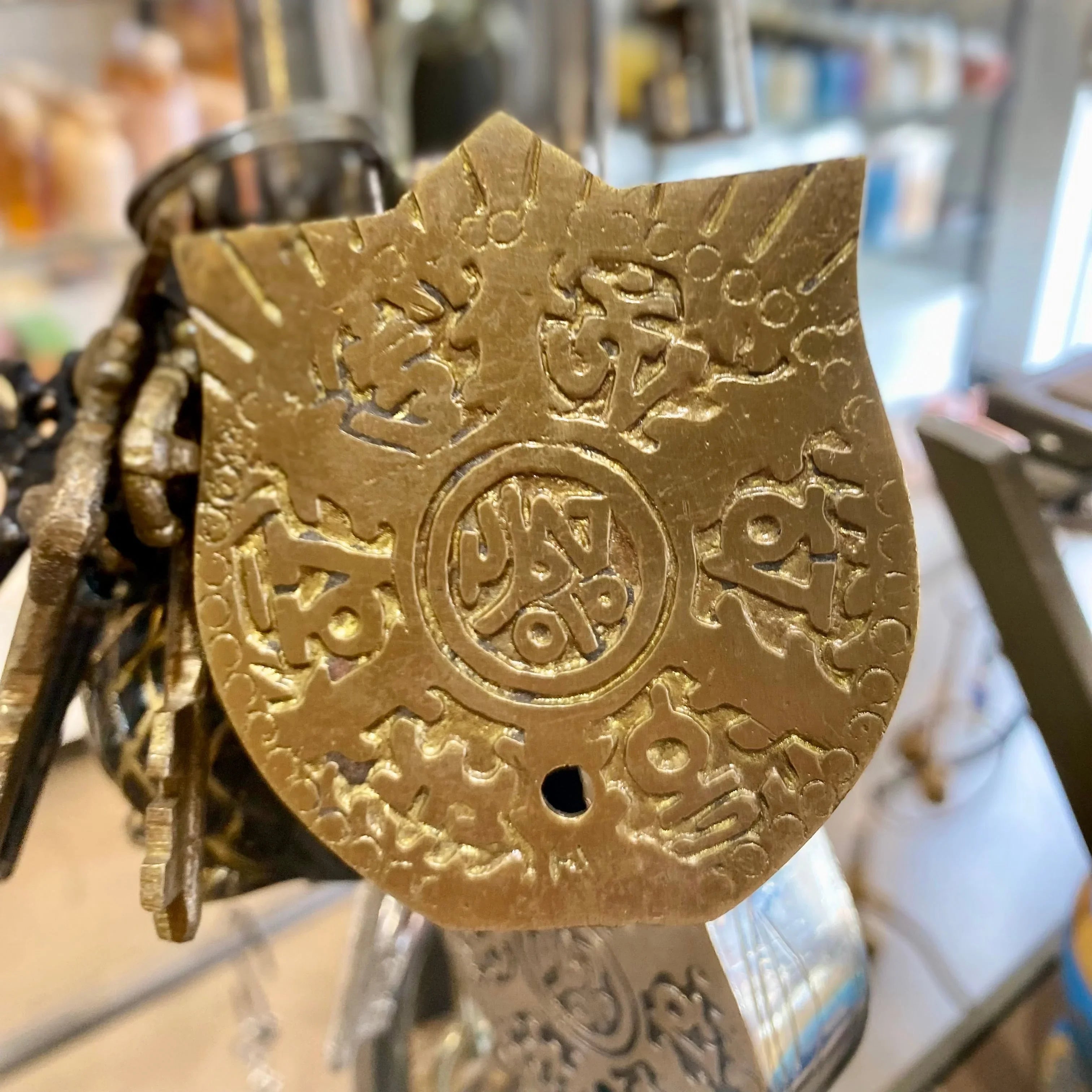 Buddha Brass Tibetan Antique Lock