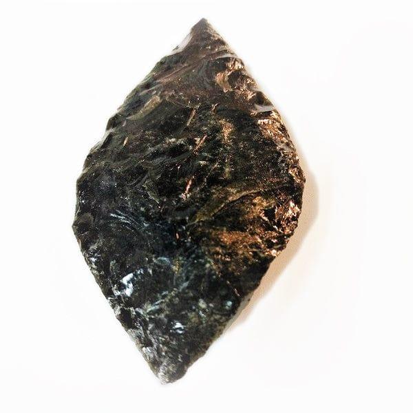 Obsidian Carved Spear