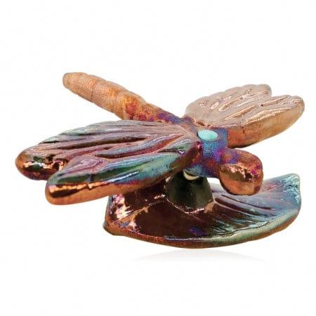 Spirit Friends Raku Dragonfly