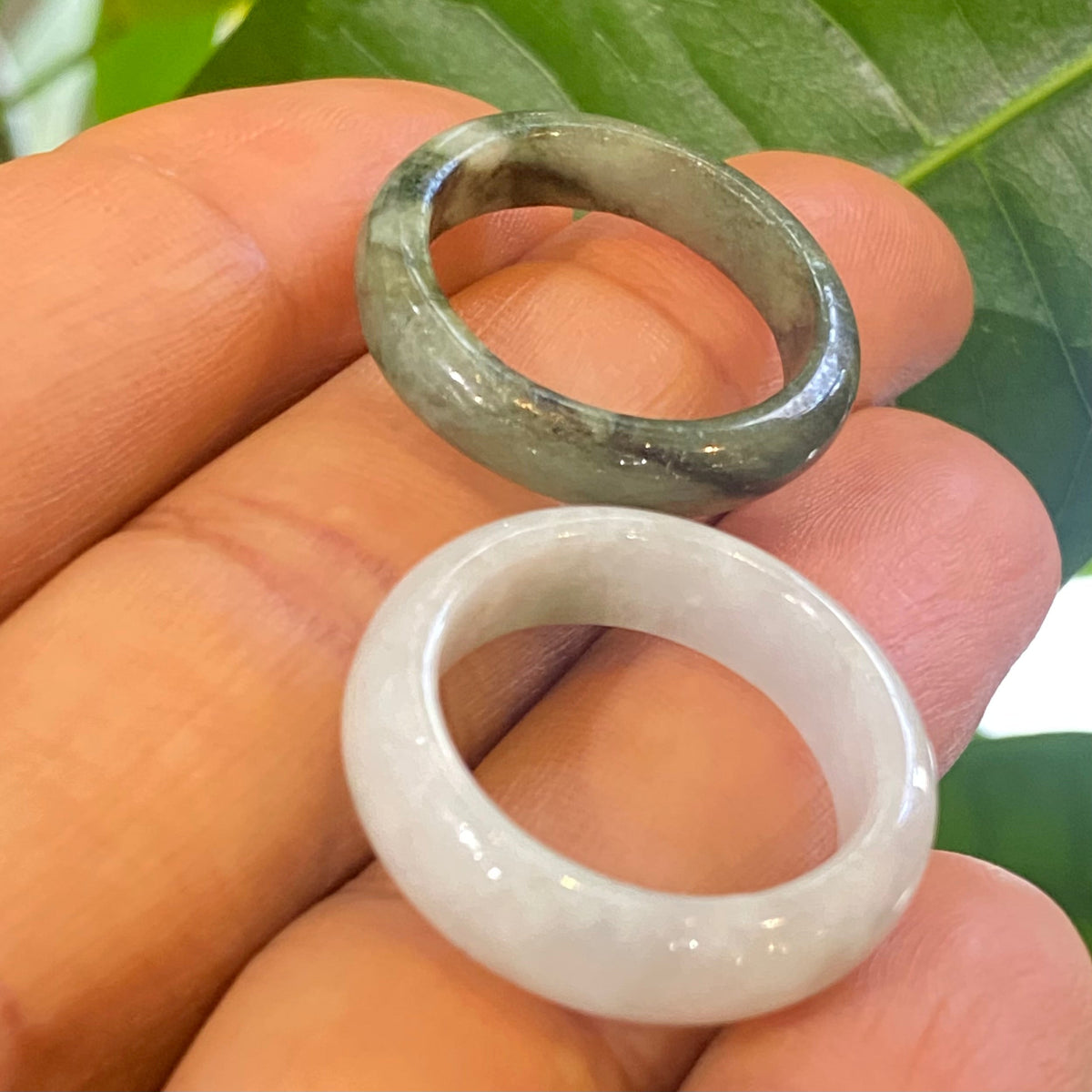 Stone Band Rings
