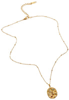 Cosmic Evil Eye Necklace with Moon and Stars for Protection and Guidance Whole View