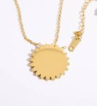 11:11 Golden Sunrise Necklace Back