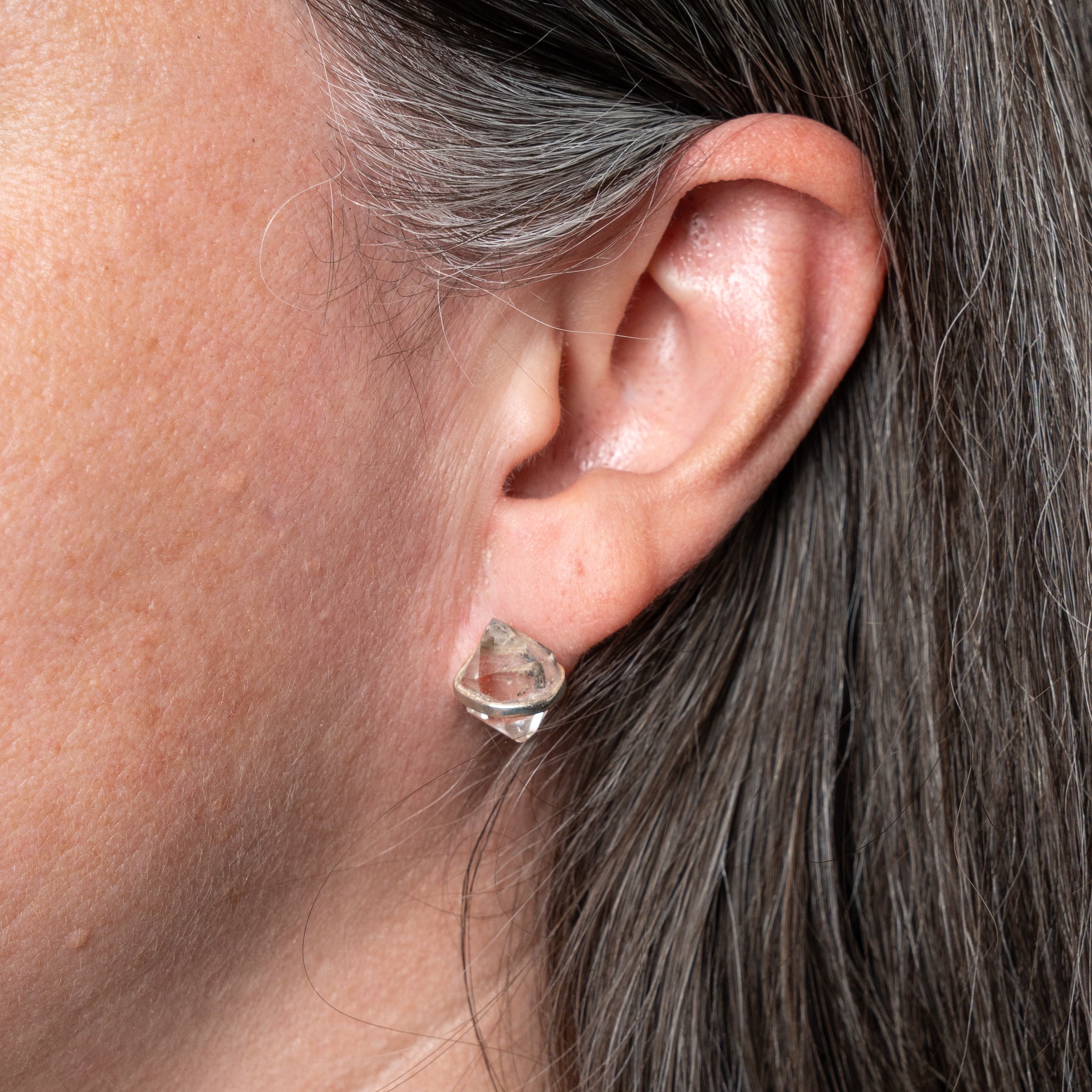 Herkimer Diamond Stud Earrings