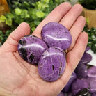 Stichtite Palm Stone in Hand