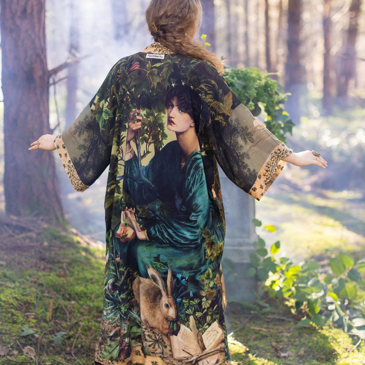 Bella Notte Opera Kimono Style Duster Full Back