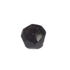 Faceted Garnet stone on a white background