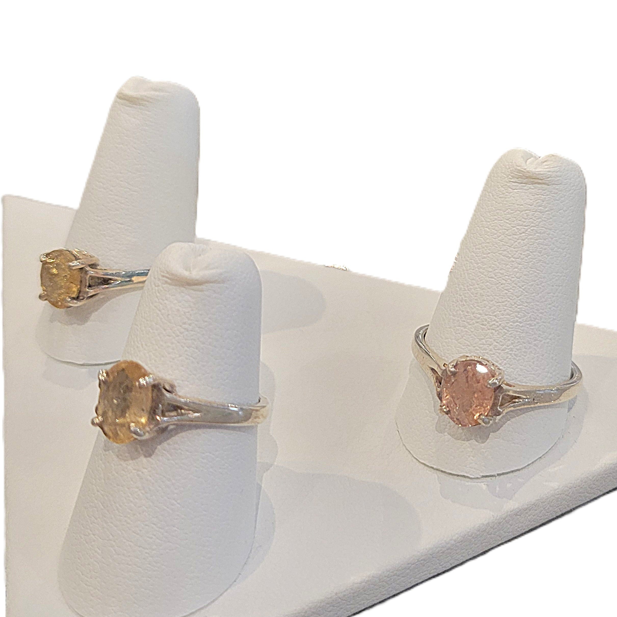Imperial Topaz Oval Faceted Ring
