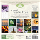 Year of Mindful Living 2025 Wall Calendar Back Cover