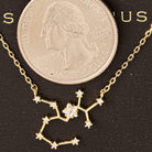 Capricorn Constellation Necklace Sized