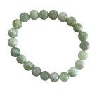 Jade Smooth Bead Stretch Bracelet