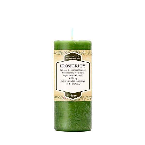 Prosperity Affirmation Candle