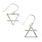Alchemy Earth and Air Symbols Earrings