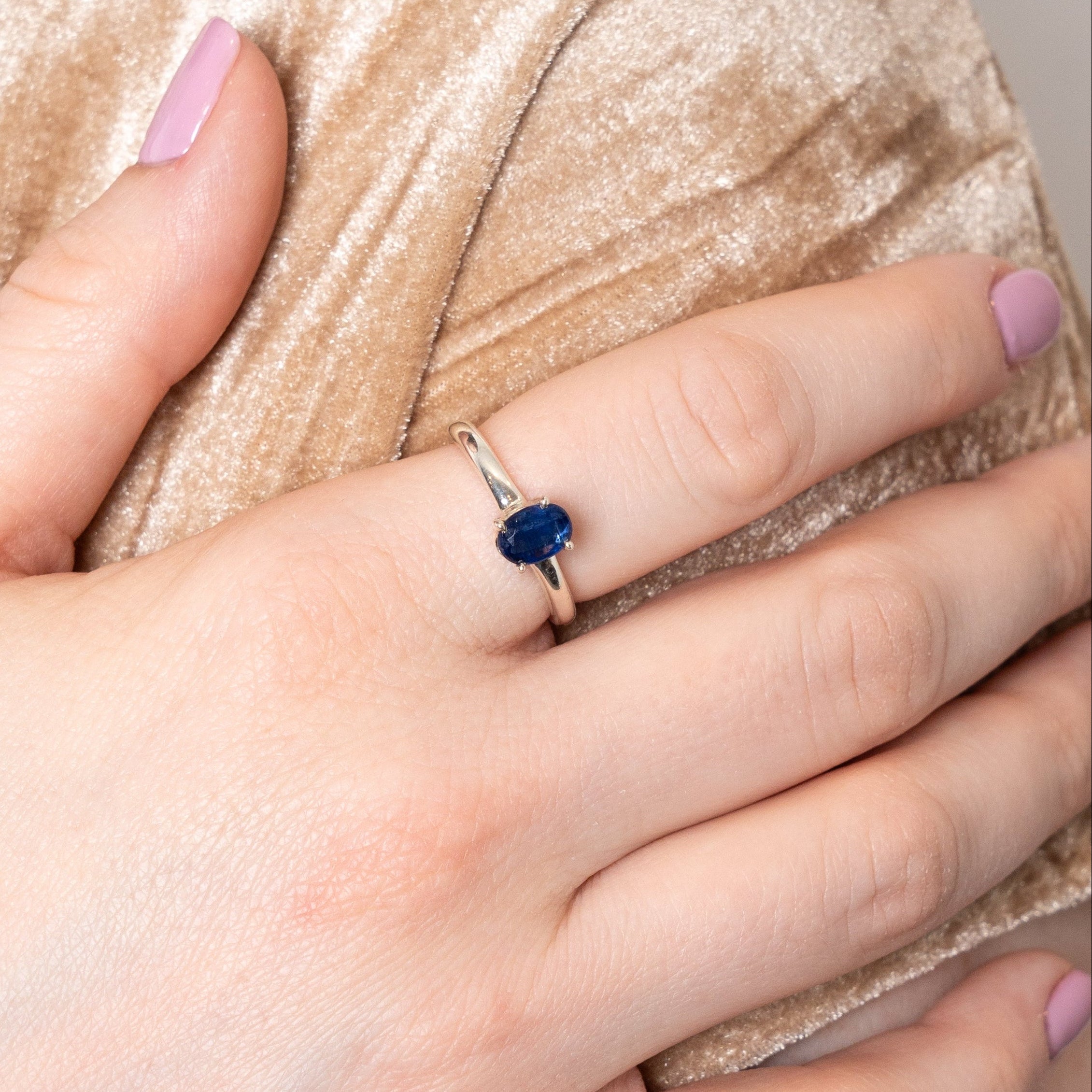 Blue Kyanite Ring