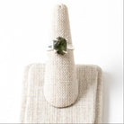 Rough Moldavite Ring in Sterling  Silver