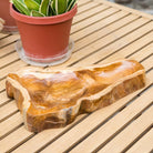 Wooden Decorative Tray carved From Teak Wood