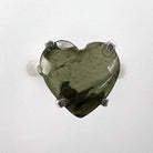 Moldavite Faceted Gemstone Ring