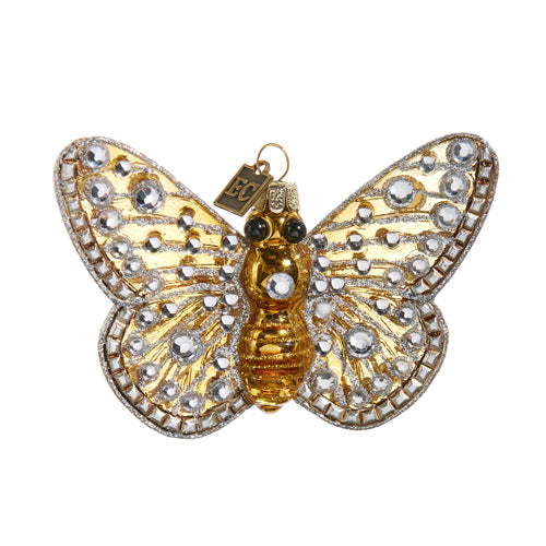 Jeweled Butterfly Ornament, 4.25