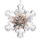 Acrylic Snowflake Brooch Ornament