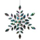 Iridescent Jeweled Snowflake Ornament
