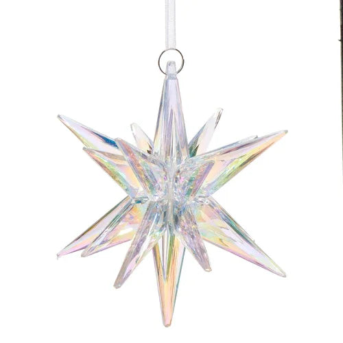Iridescent Star Ornament