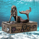 Mermaid on Treasure Trinket Box Under Water