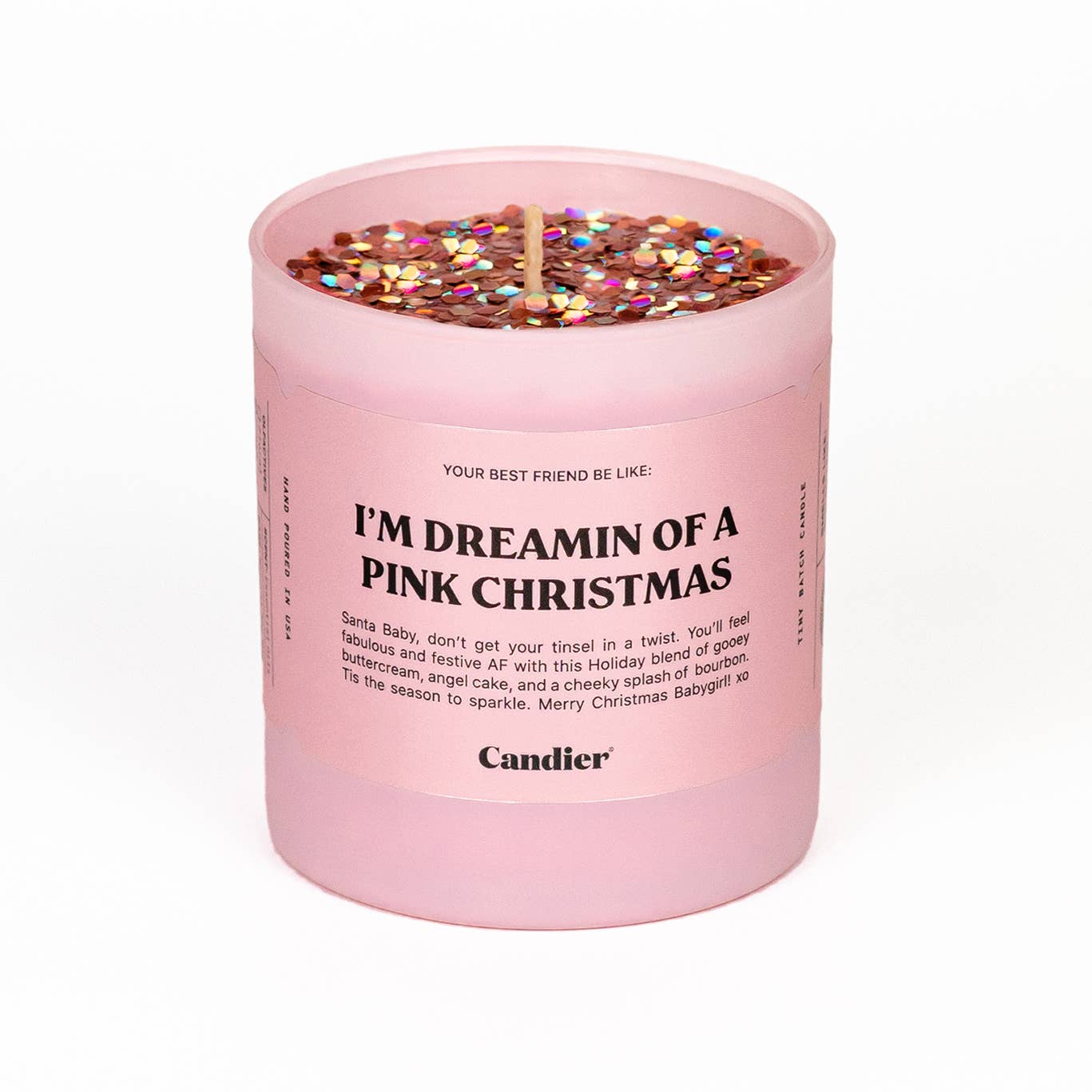 I'm Dreaming Of A Pink Christmas Candle