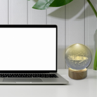 Solar System Crystal Ball Night Light by Computer