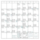 Llewellyn’s 2026 Astrological Wall Calendar Month page