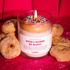 Donut Worry Candle With Donuts