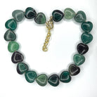 Maizy Heart Fall Necklace XL Green