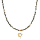 Pyrite Dreams of Prosperity Gold Necklace