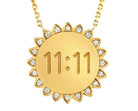 11:11 Golden Sunrise Necklace